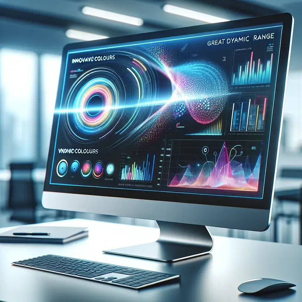 "Apple iMac Pro featuring a sleek 32-inch Mini-LED display, showcasing advanced design and cutting-edge technology, symbolizing a new era in computing."