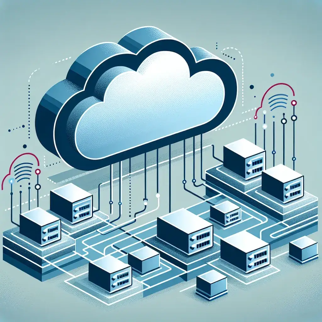 "Diagram illustrating edge computing nodes significantly reducing cloud bandwidth requirements by 60%, showcasing how data processing occurs closer to the source."